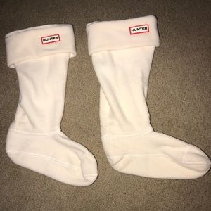 Baby pink Hunter boot socks Size Medium